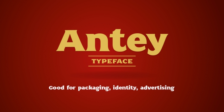 Antey font preview