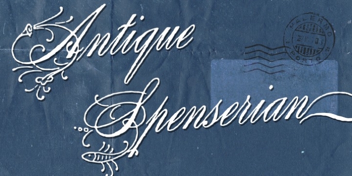 Antique Spenserian font preview