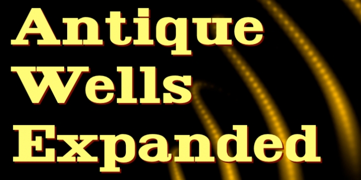 Antique Wells Expanded font preview