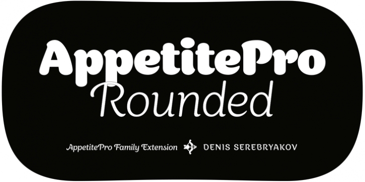 Appetite Pro Rounded font preview