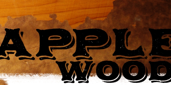 Applewood font preview