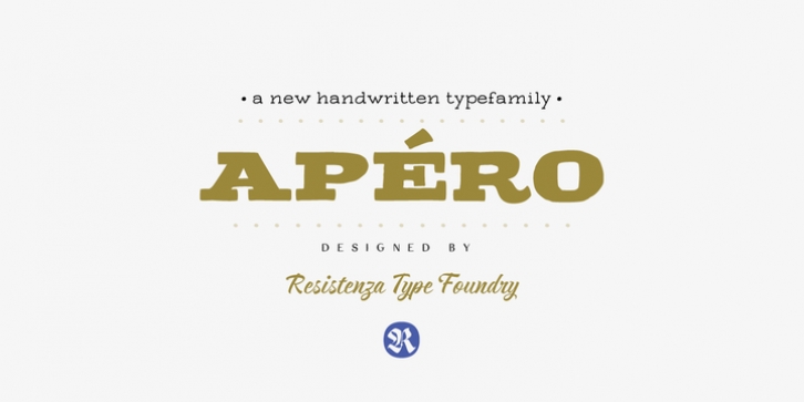 Apéro font preview