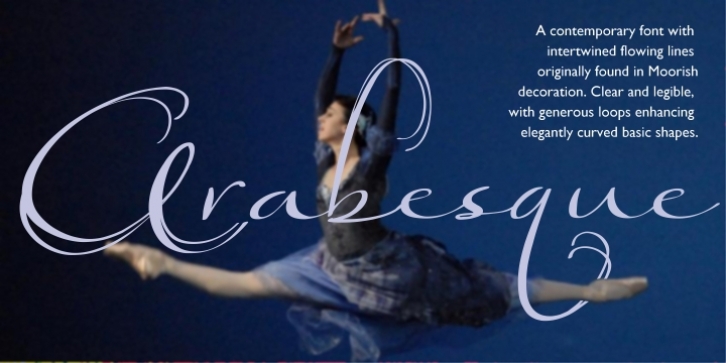 Arabesque font preview