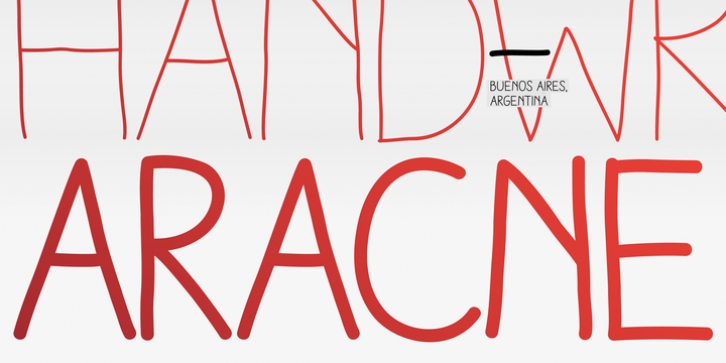 Aracne font preview