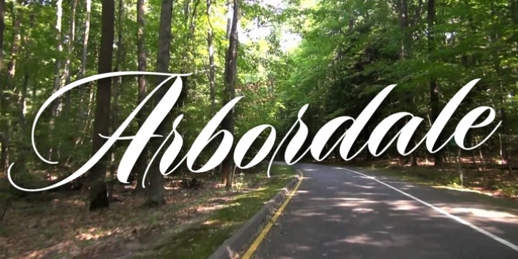 Arbordale font preview