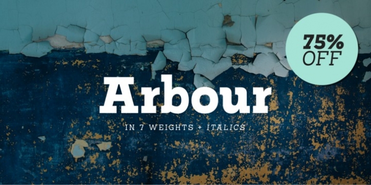 Arbour font preview