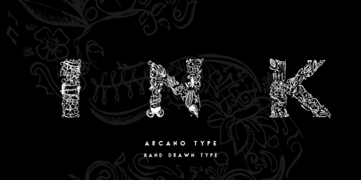 Arcano font preview