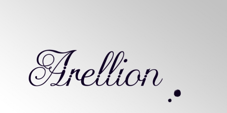 Arellion font preview