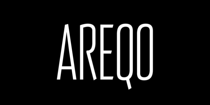 Areqo 4F font preview