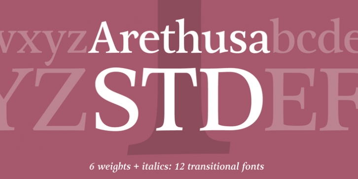 Arethusa font preview