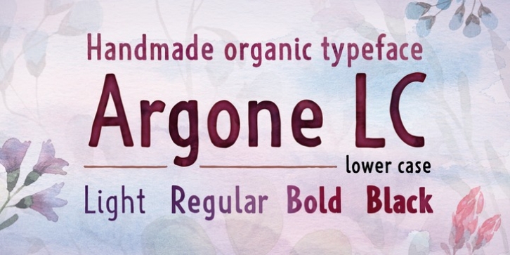 Argone LC font preview