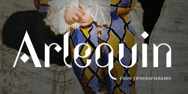 Arlequin font preview