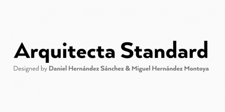 Arquitecta Standar font preview