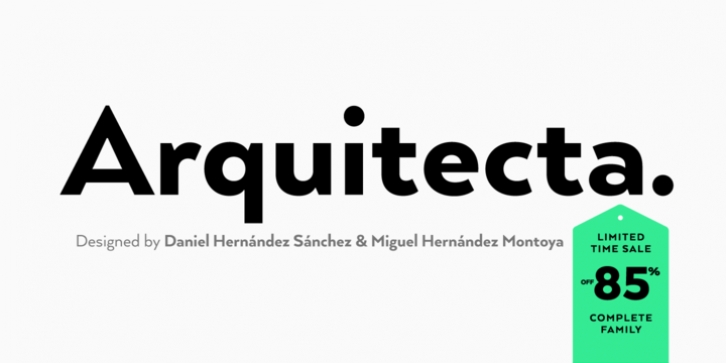 Arquitecta font preview
