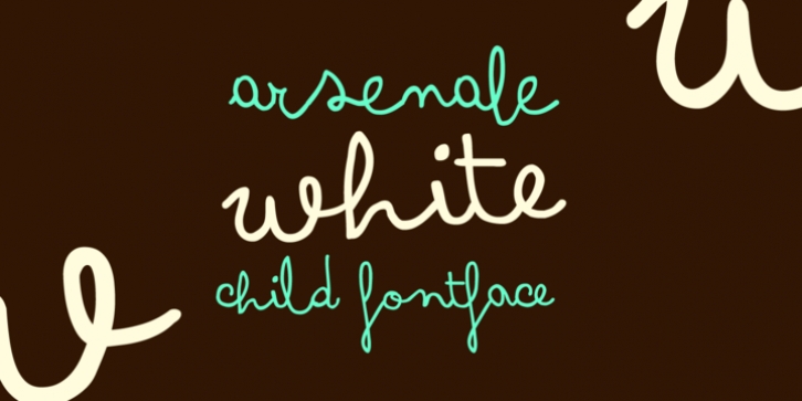 Arsenale White font preview