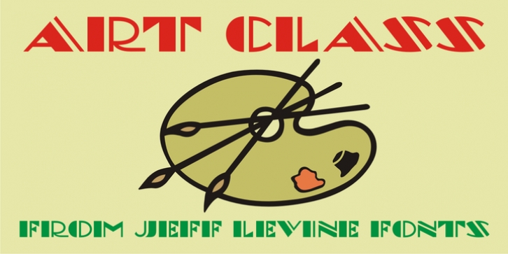 Art Class JNL font preview