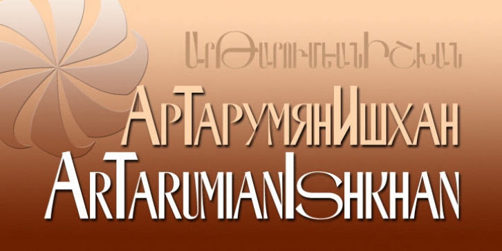 ArTarumianIshkhan font preview