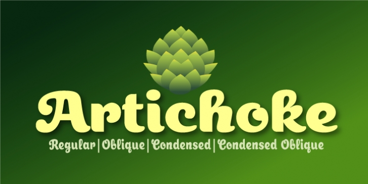 Artichoke font preview