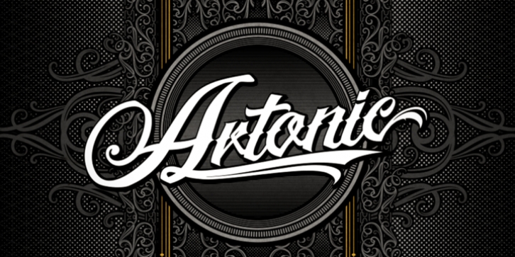 Artonic font preview