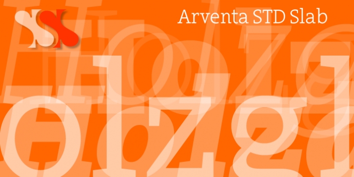 Arventa Std Slab font preview