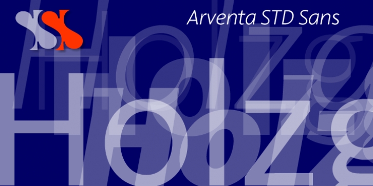 Arventa Std font preview