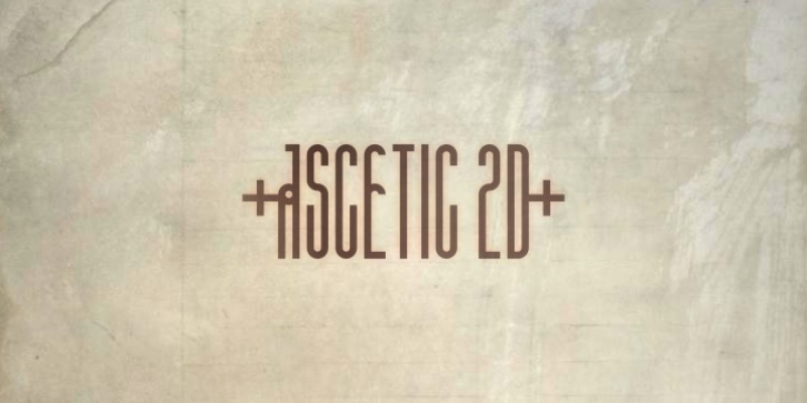 Ascetic 2D font preview
