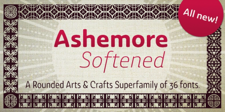 Ashemore Softened font preview