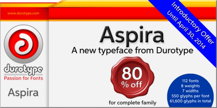 Aspira font preview