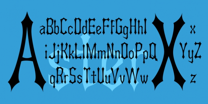 Asterx font preview