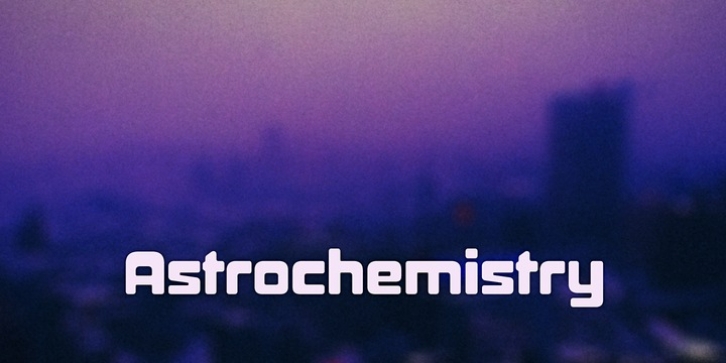 Astrochemistry font preview