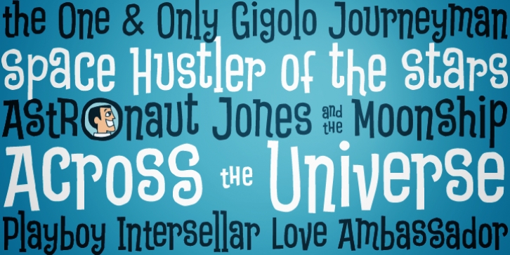 Astronaut Jones font preview