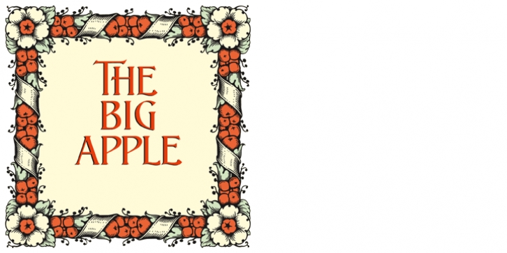 ASTYPE Ornaments Thanksgiving font preview