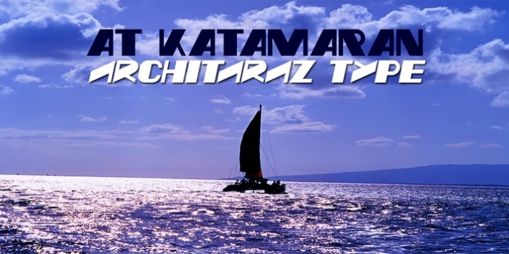 AT Katamaran font preview