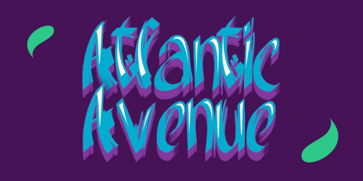 Atlantic Avenue font preview