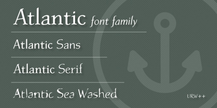 Atlantic Sans font preview