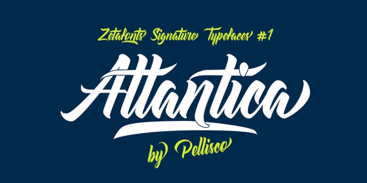 Atlantica font preview