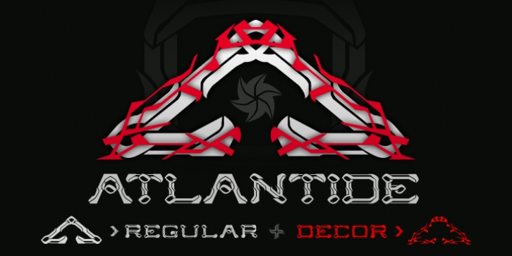 Atlantide font preview