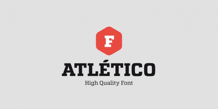 Atletico font preview