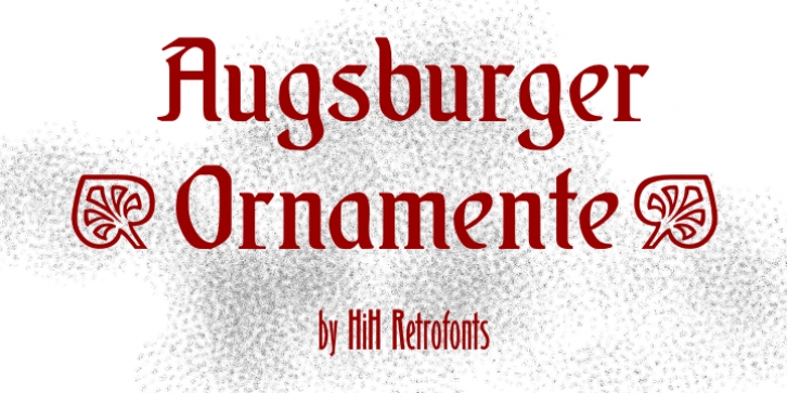 Augsburger Ornamente font preview