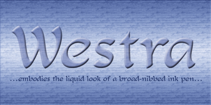 Aure Westra font preview