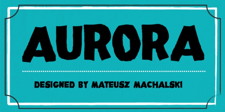 Aurora font preview