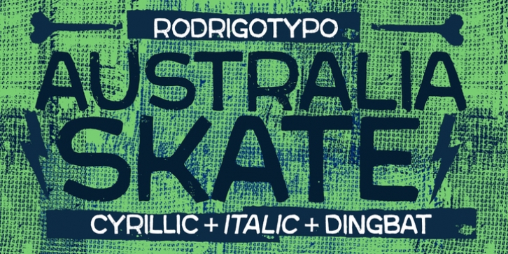 Australia Skate font preview