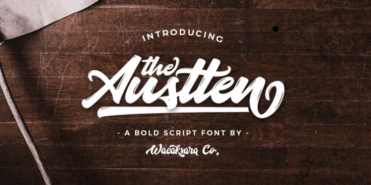 Austten font preview