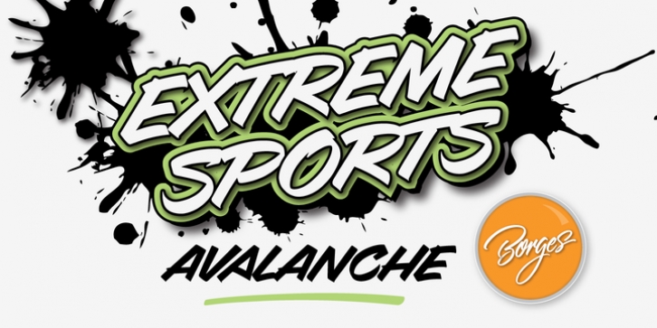Avalanche font preview