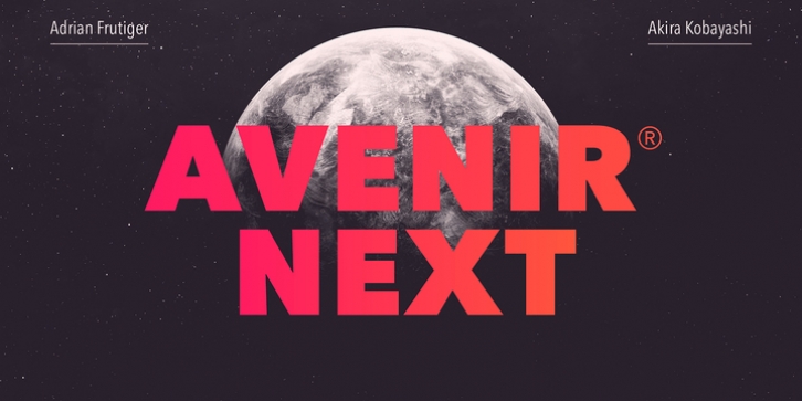 Avenir Next Pro font preview