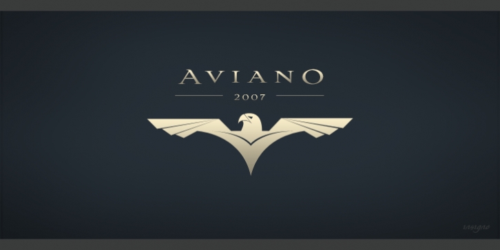 Aviano font preview