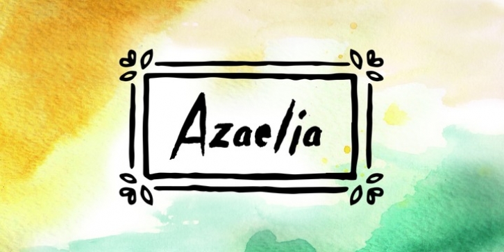 Azaelia font preview