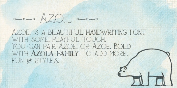 Azoe font preview