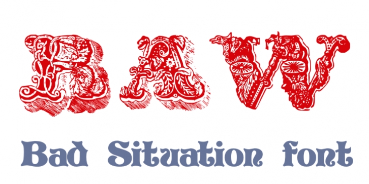 Bad Situation font preview