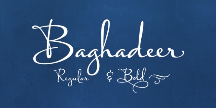 Baghadeer font preview